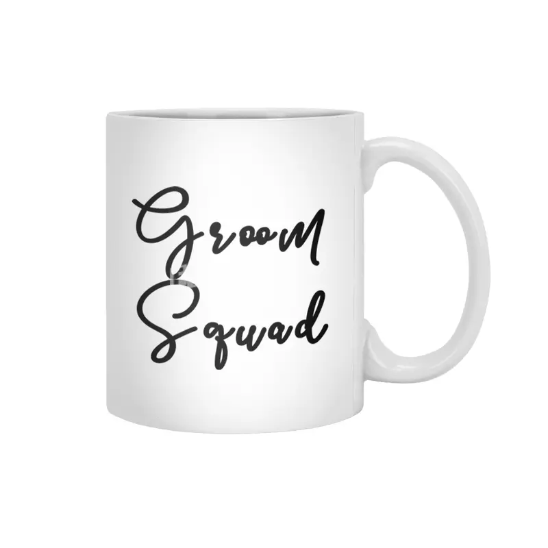 Groom Squad Beyaz Kupa