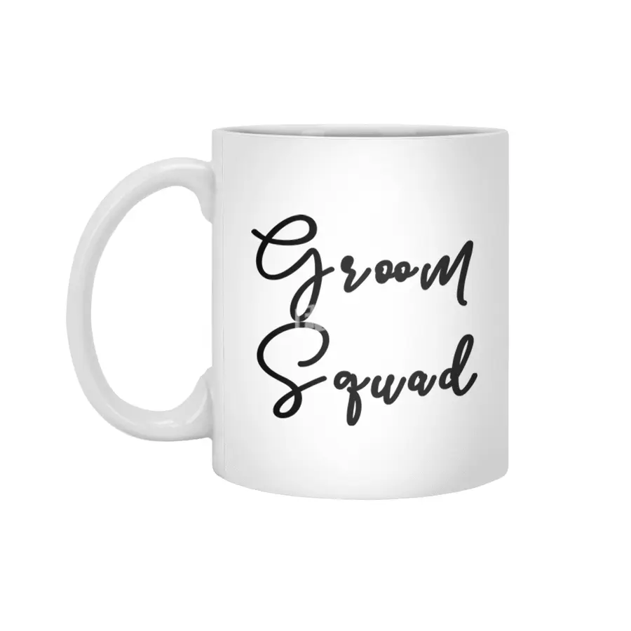 Groom Squad Beyaz Kupa