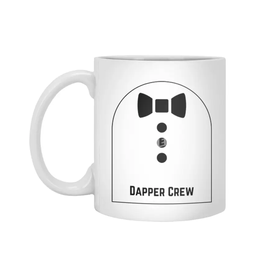 Dapper Crew grooms men apparel Beyaz Kupa