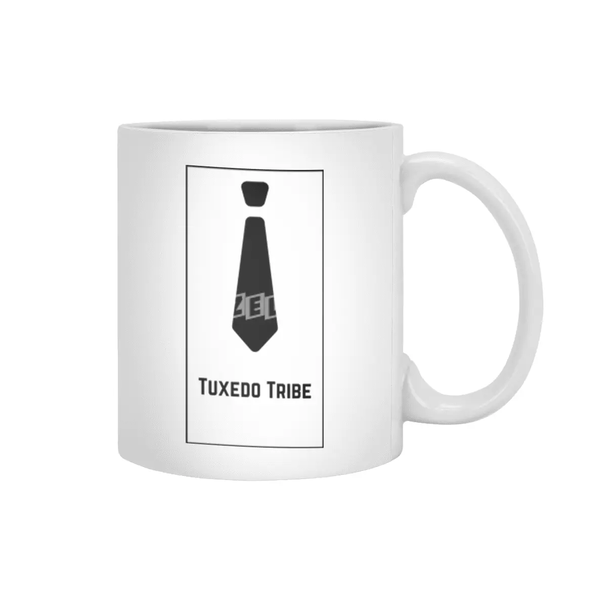 Tuxedo tribe groomsmen apparel Beyaz Kupa