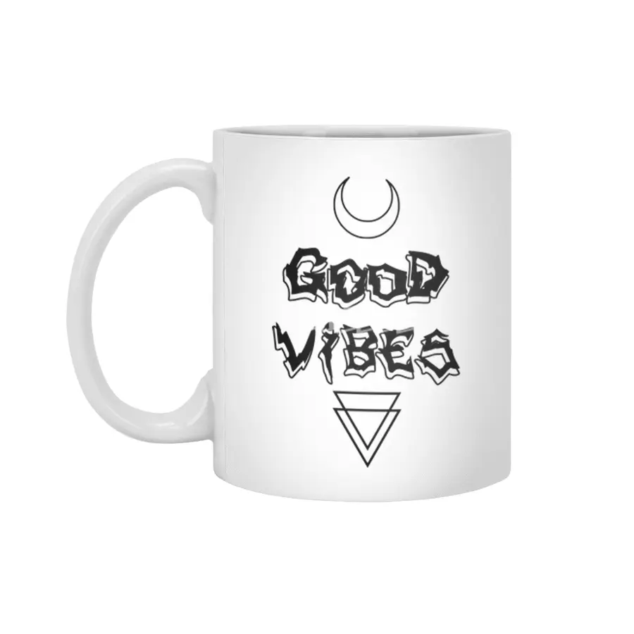 Good Vibes Beyaz Kupa