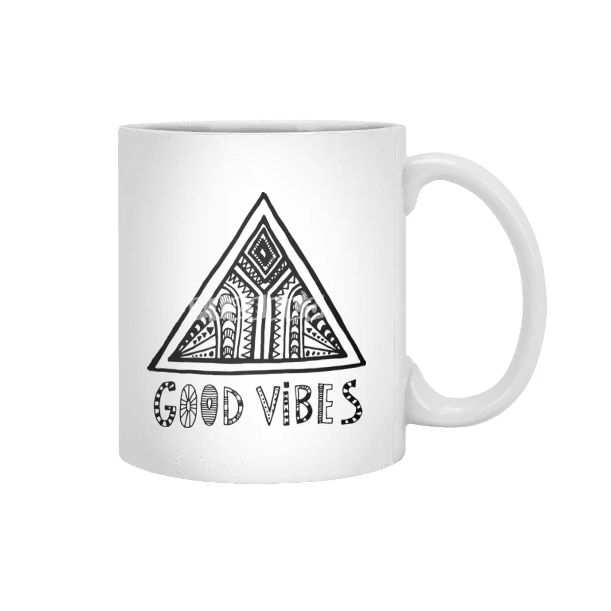 Good Vibes mindset Beyaz Kupa