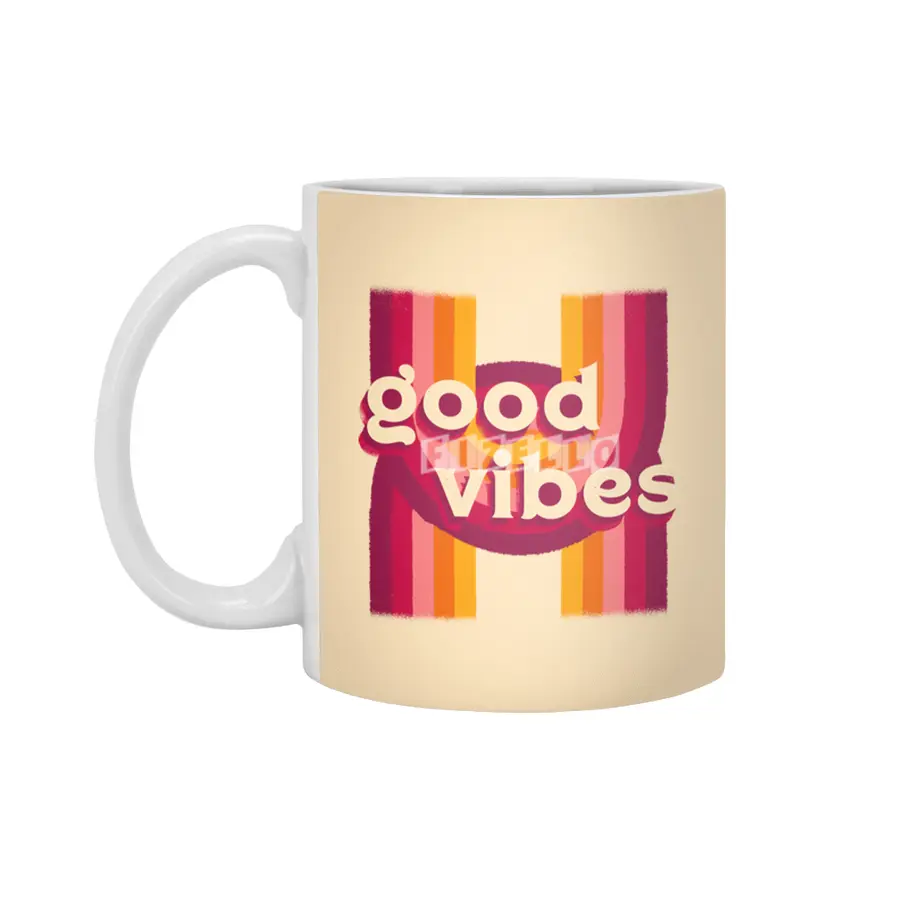 Good Vibes Beyaz Kupa
