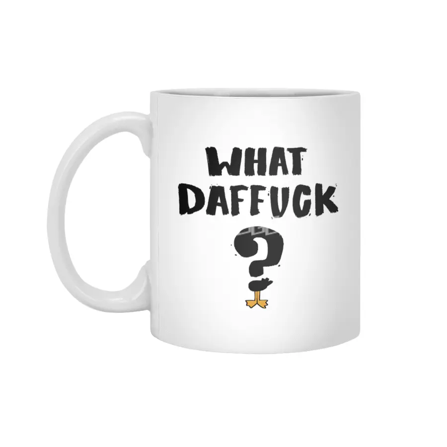 WHAT DAFFUCK Beyaz Kupa