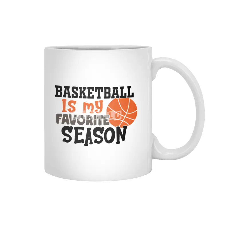 Basketballis My Favorite Season Beyaz Kupa
