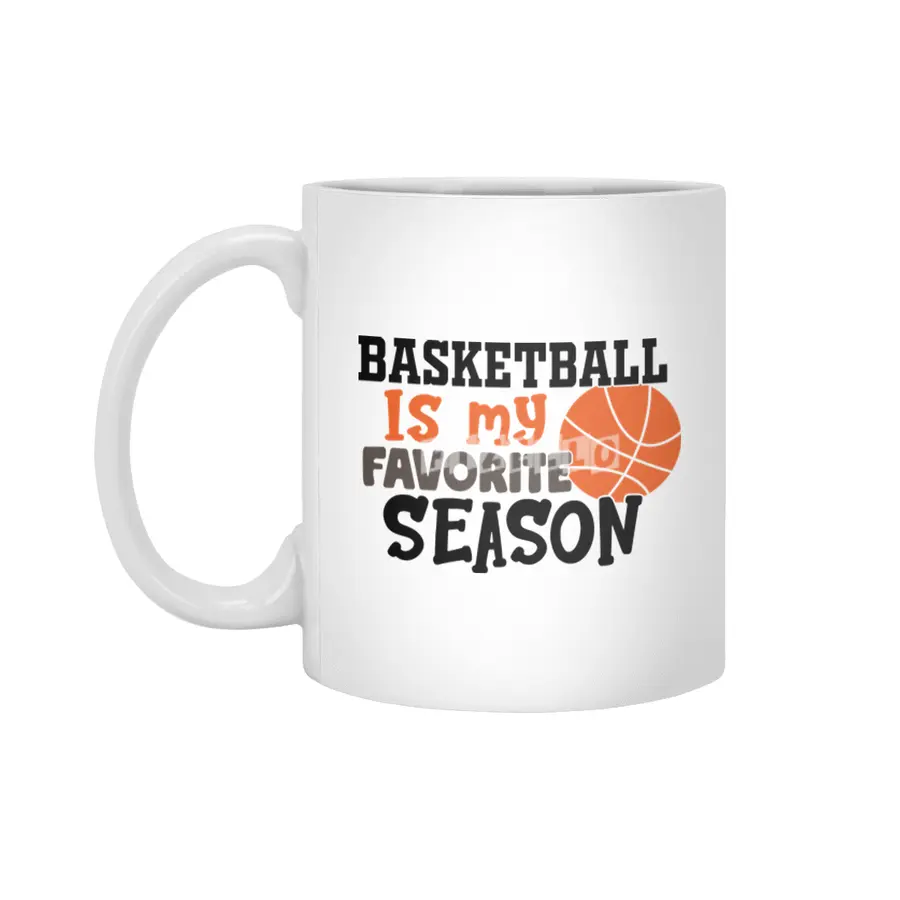 Basketballis My Favorite Season Beyaz Kupa
