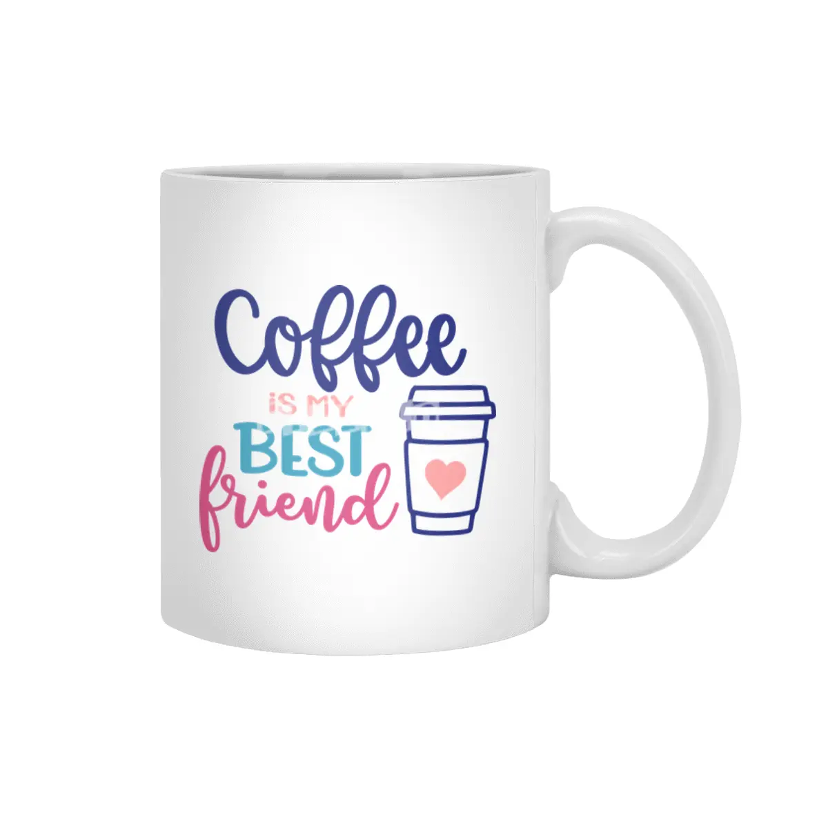 Coffee is my Best Friend Beyaz Kupa