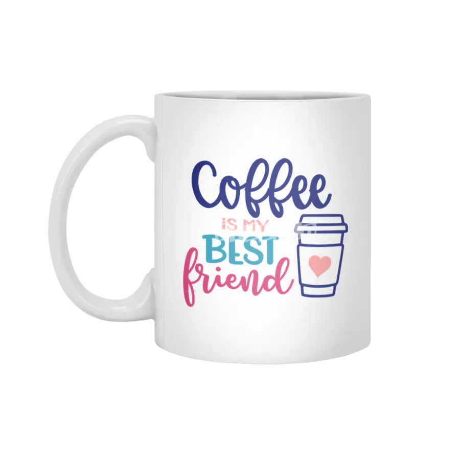 Coffee is my Best Friend Beyaz Kupa