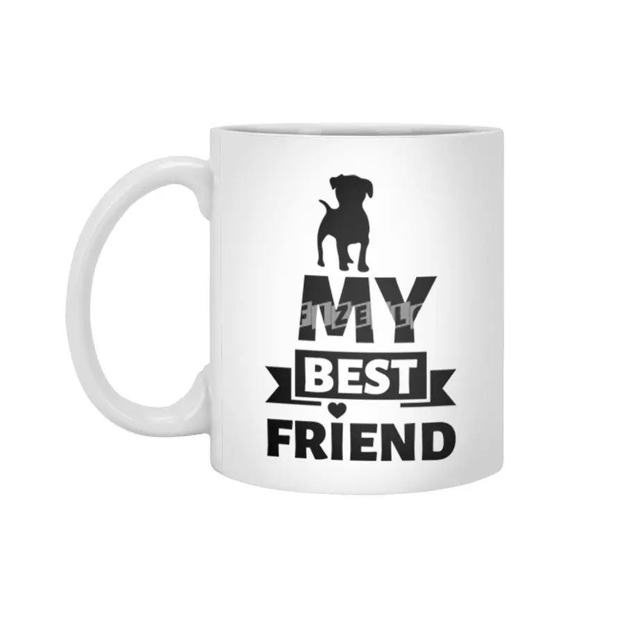 DOG - My best friend Beyaz Kupa