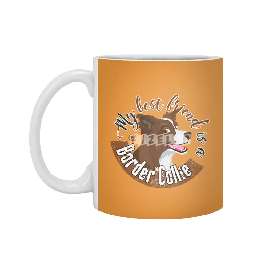 My Best Friend is a... Border Collie - Brown Beyaz Kupa