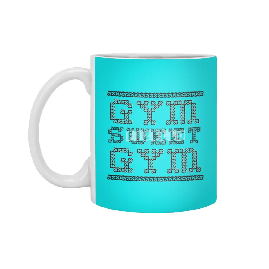 Gym Sweet Gym (Black) Beyaz Kupa