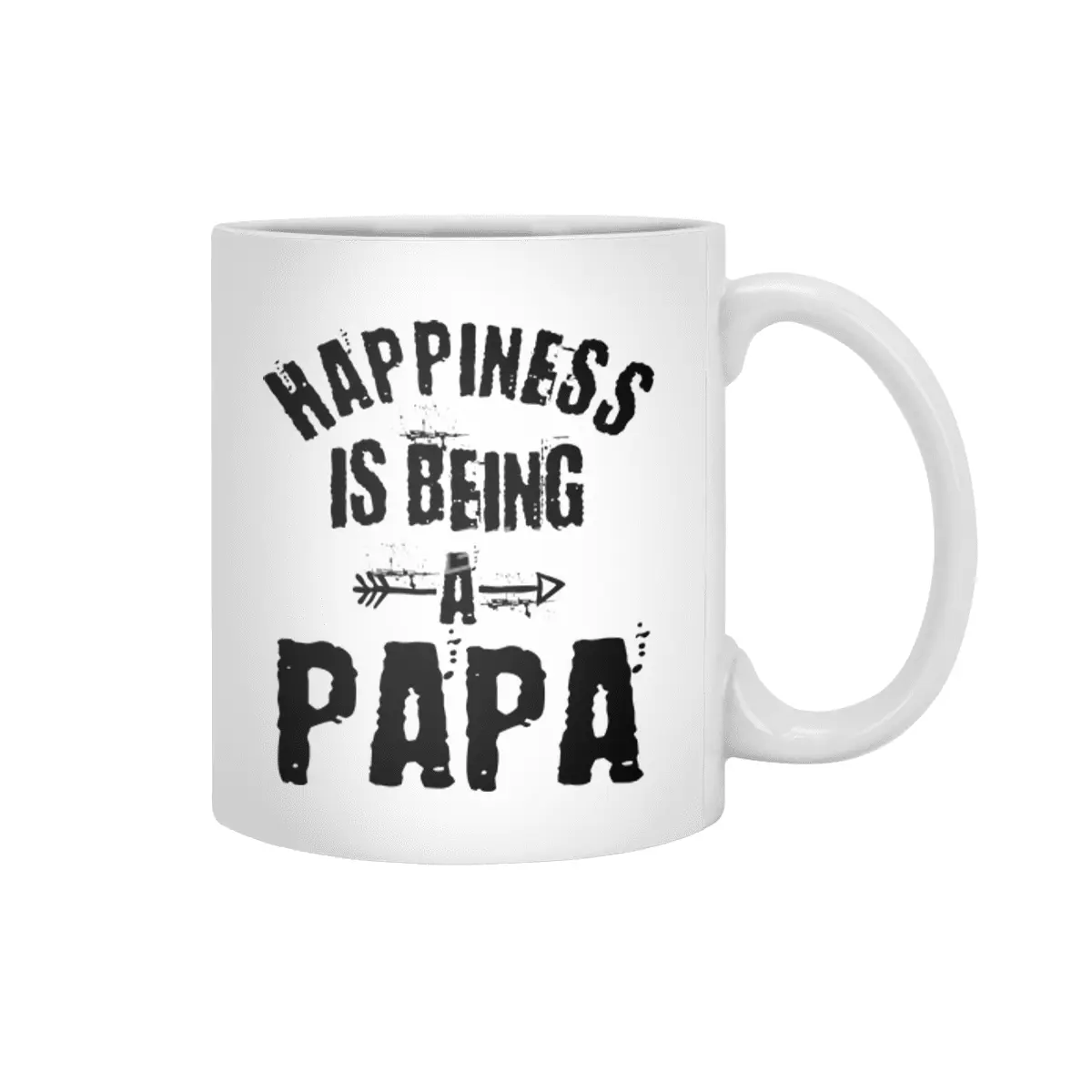 Happiness is Being a Papa Father's Day Gifts Beyaz Kupa