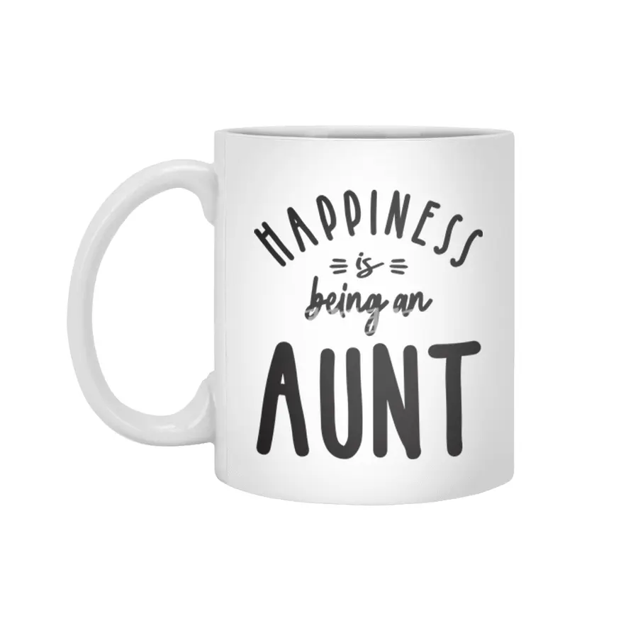 Happiness is Being an Aunt Beyaz Kupa