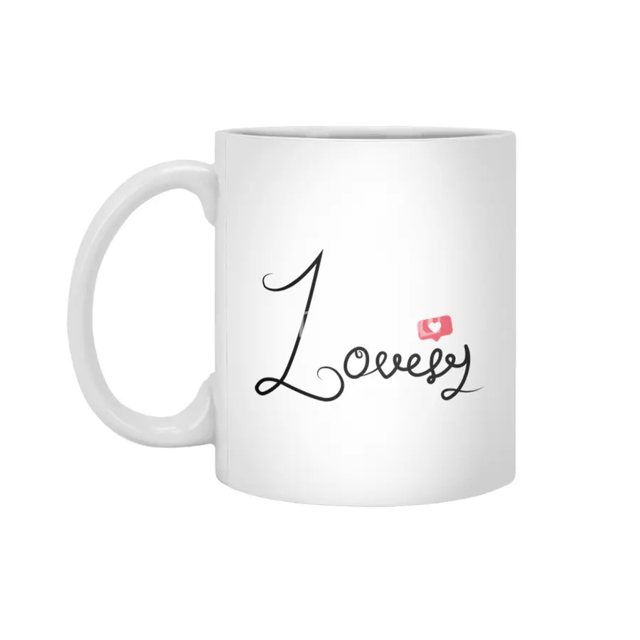 lovely Beyaz Kupa