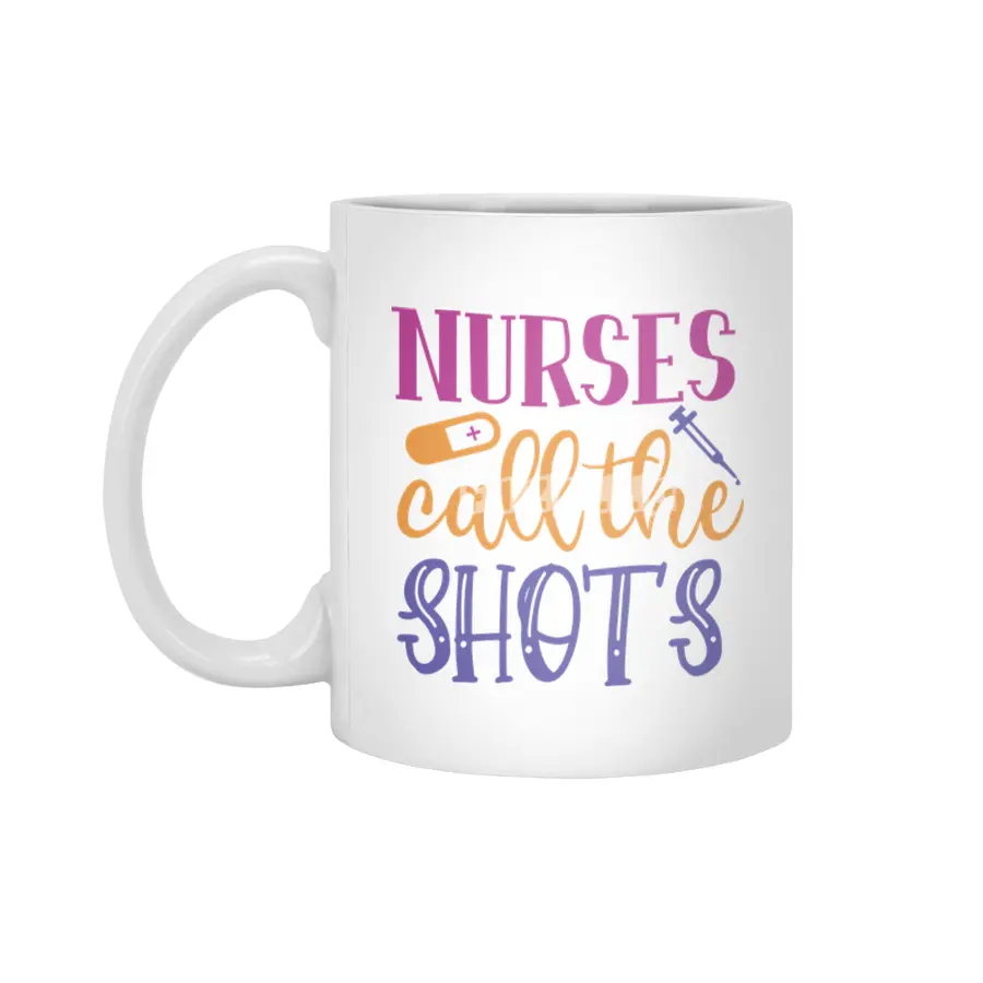Lovely Nurses Call The Shots Beyaz Kupa