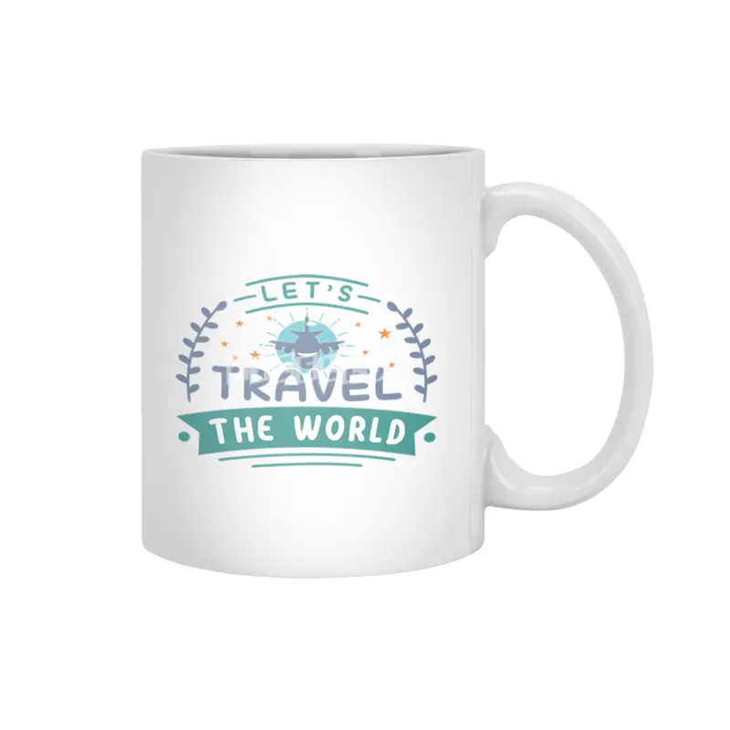 Lovely Travel Beyaz Kupa