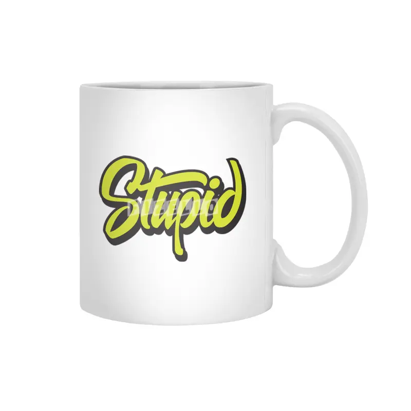 Stupid Beyaz Kupa