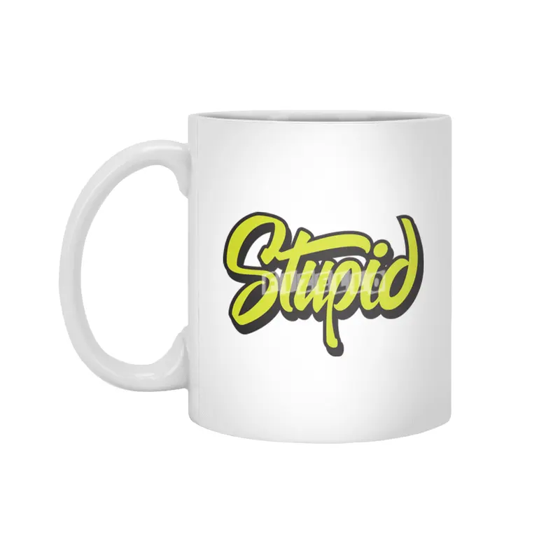 Stupid Beyaz Kupa