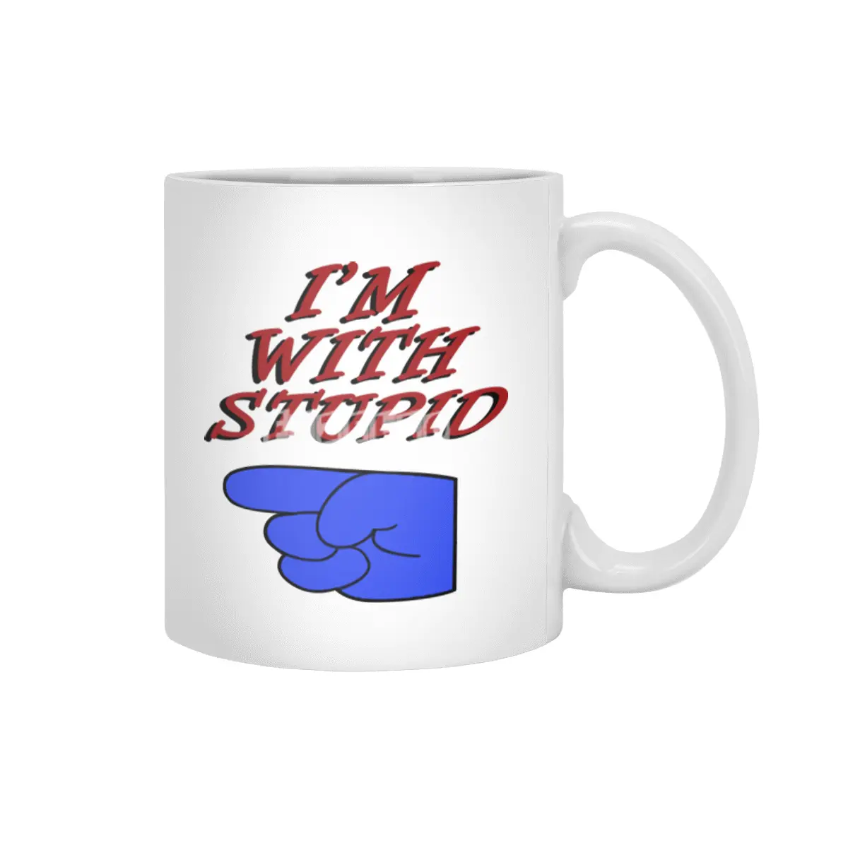 Todd is Stupid, and I'm With Him. Beyaz Kupa