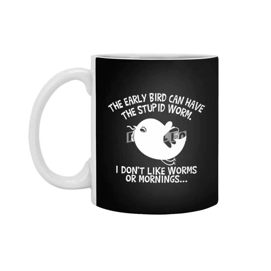 The Early Bird Can Have The Stupid Worm (white) Beyaz Kupa
