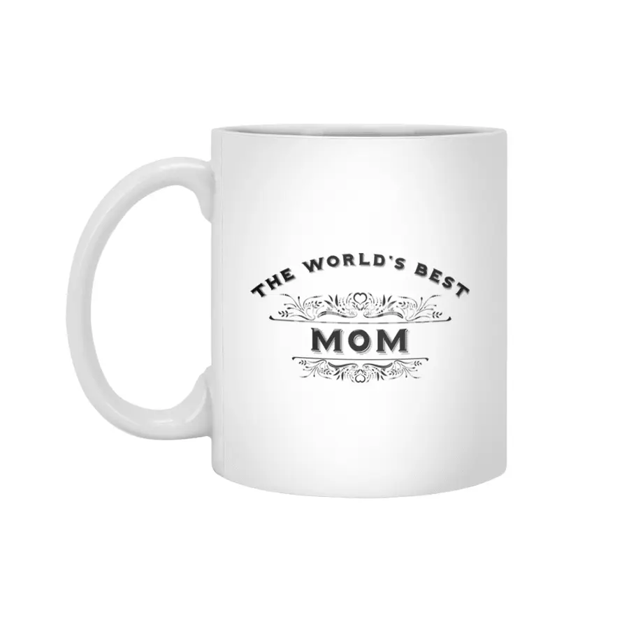 The World's Best Mom Beyaz Kupa