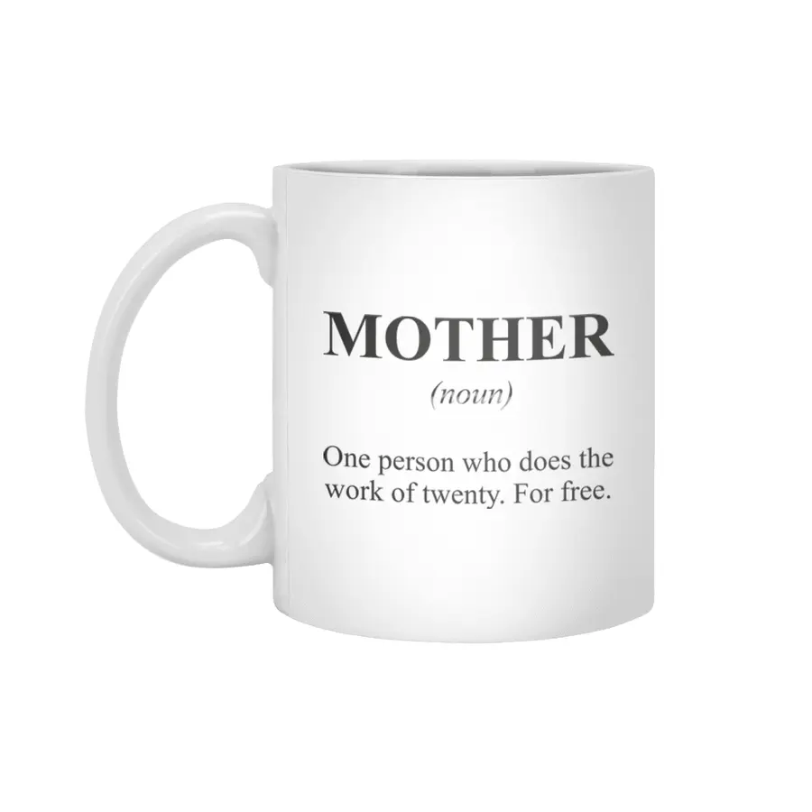 Mother Alternative Dictionary Definitions Parody Beyaz Kupa