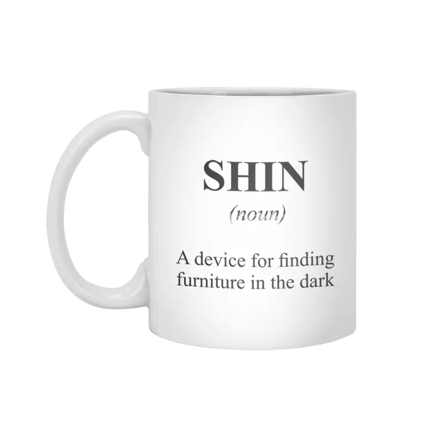 Shin Alternative Dictionary Definition Parody Beyaz Kupa
