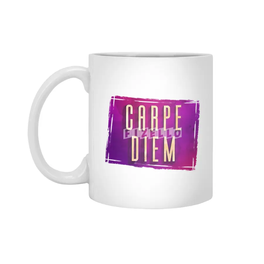 Carpe Diem Beyaz Kupa
