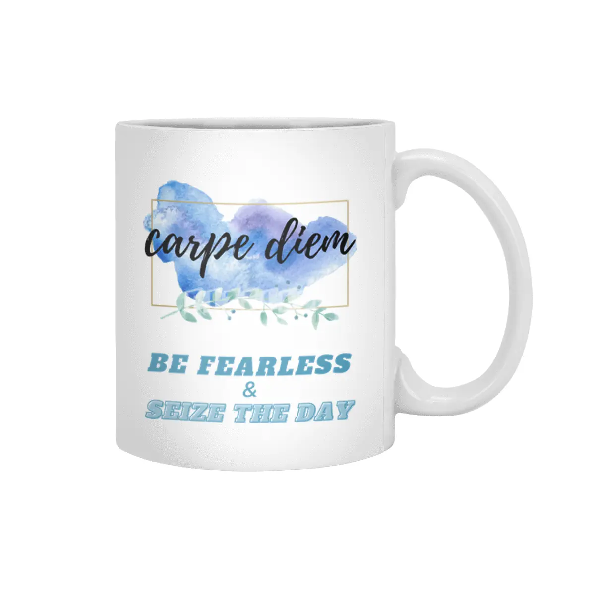 Carpe Diem - Seize The Day Beyaz Kupa