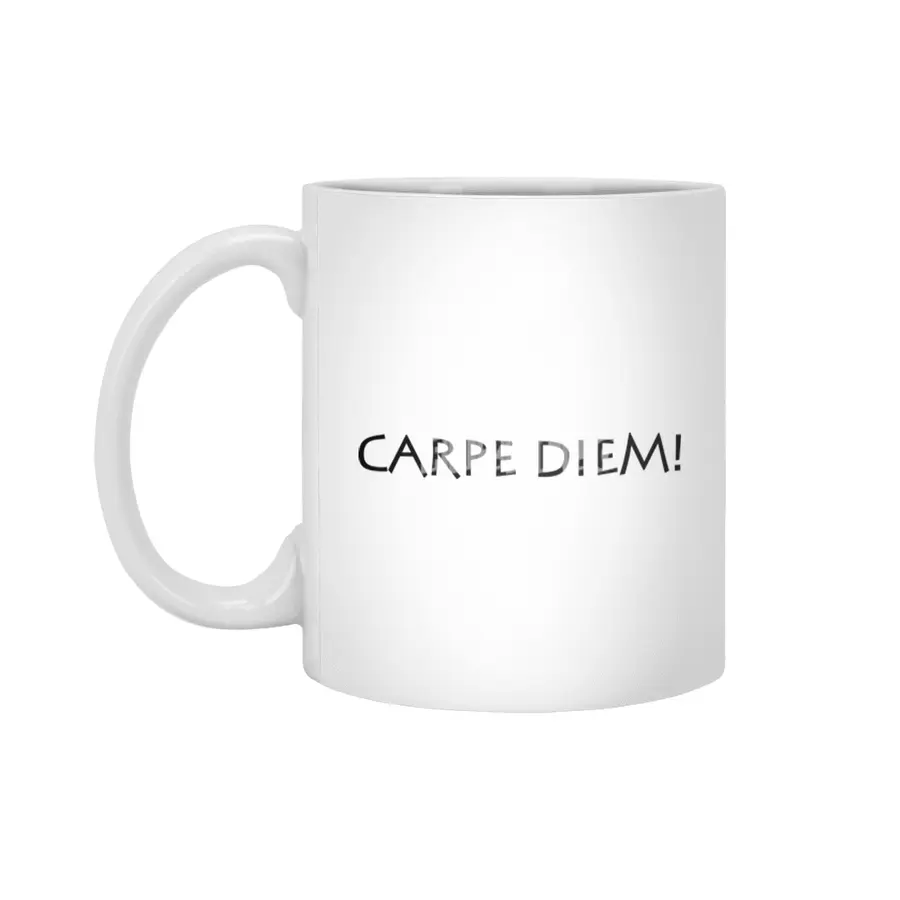 Carpe diem Beyaz Kupa