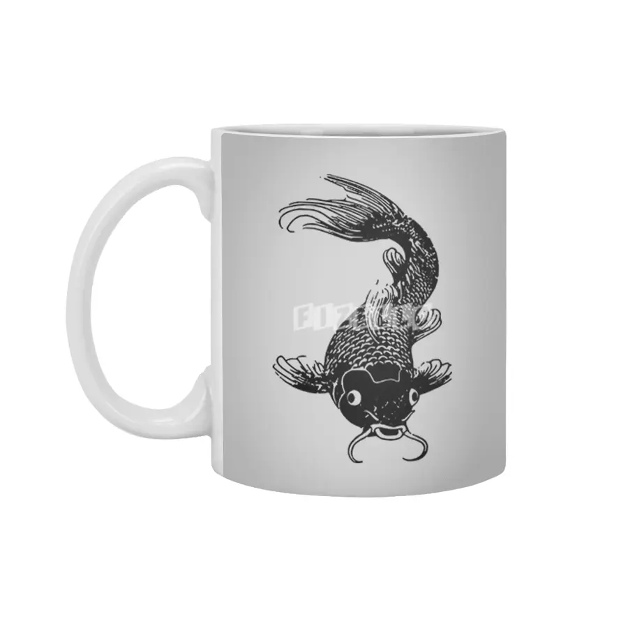 Koi Fish Funny Beyaz Kupa