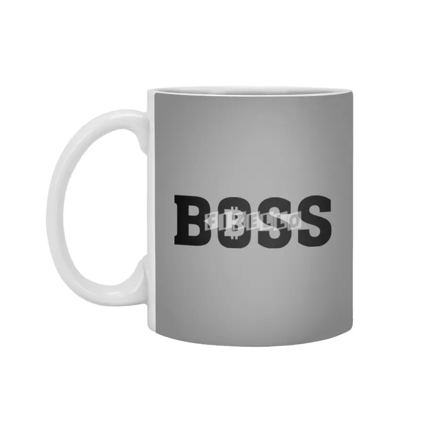 Bitcoin Boss Beyaz Kupa