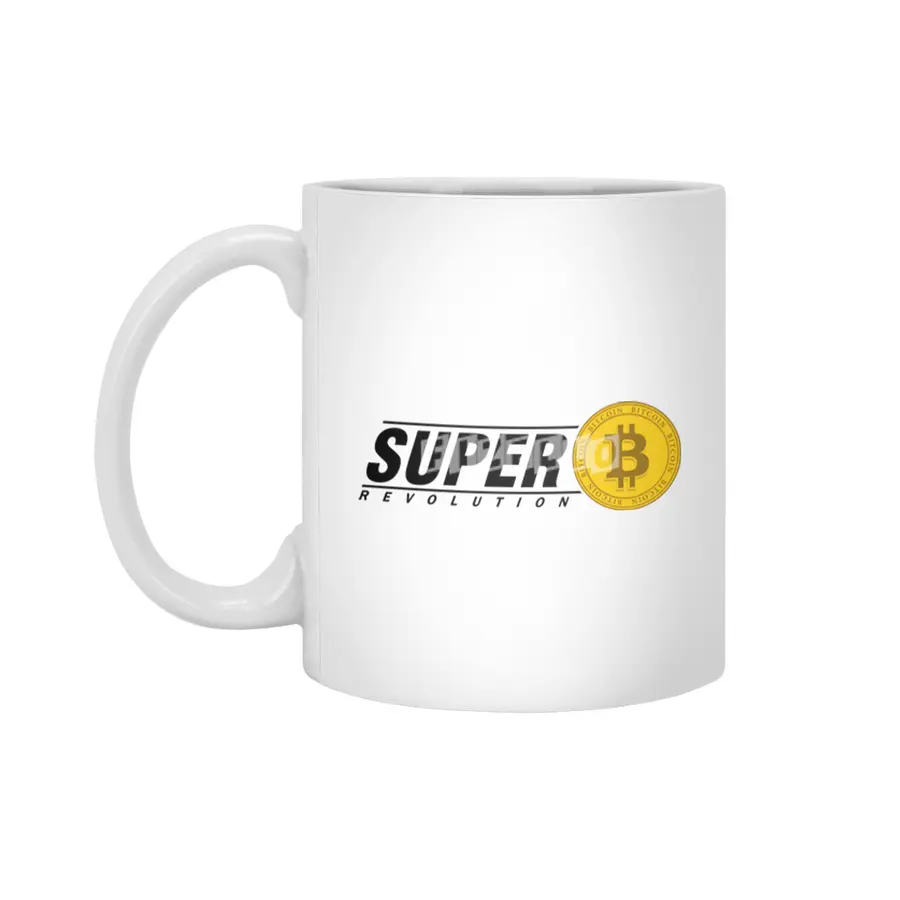 Super Revolution Bitcoin Beyaz Kupa