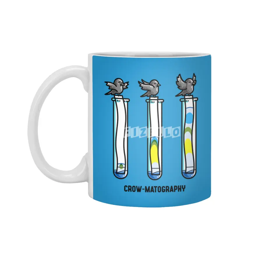 Chromatography Chemistry Pun Beyaz Kupa