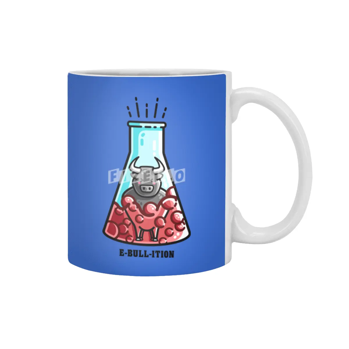 Ebullition Chemistry Pun Beyaz Kupa