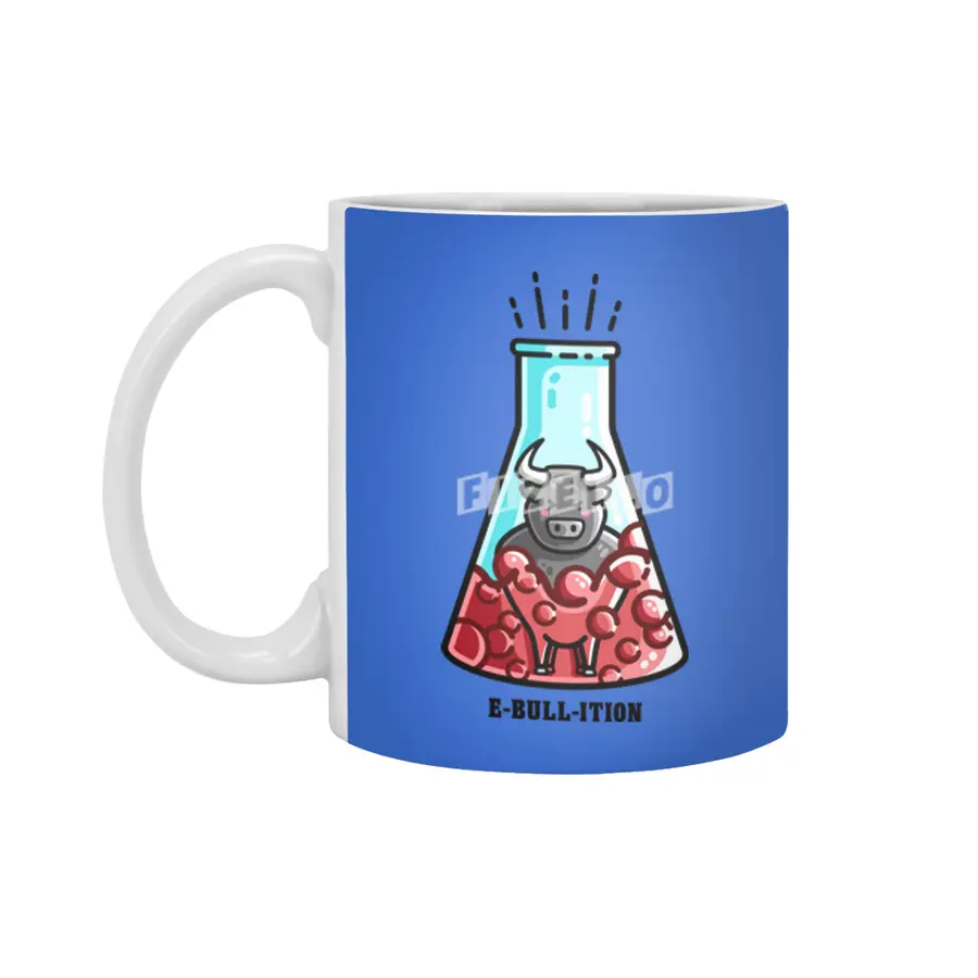 Ebullition Chemistry Pun Beyaz Kupa