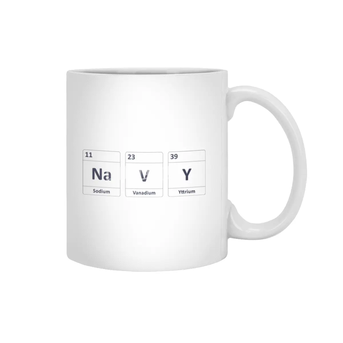 Navy Chemistry Beyaz Kupa