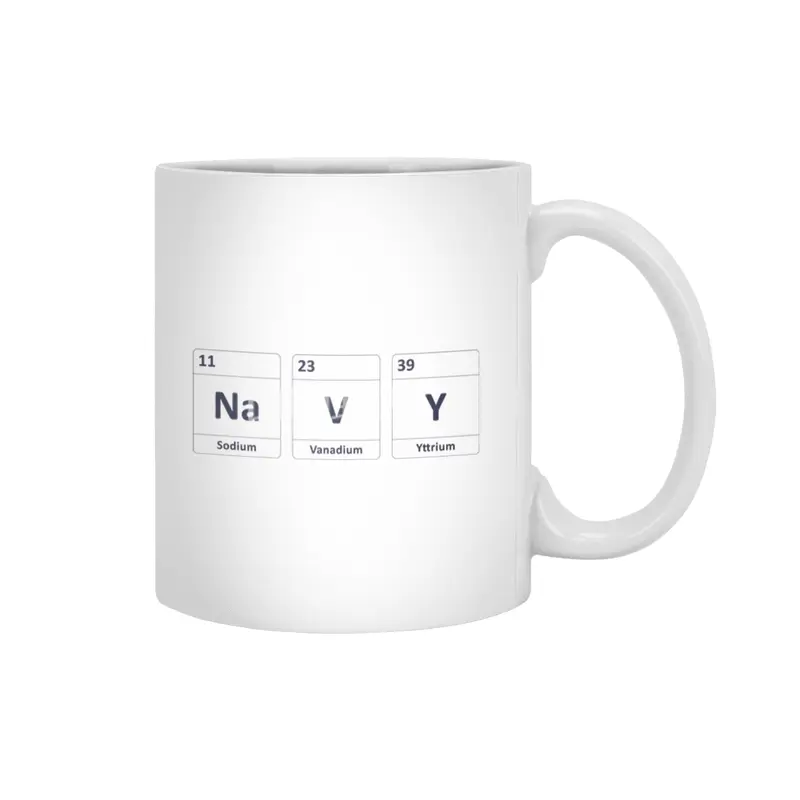 Navy Chemistry Beyaz Kupa