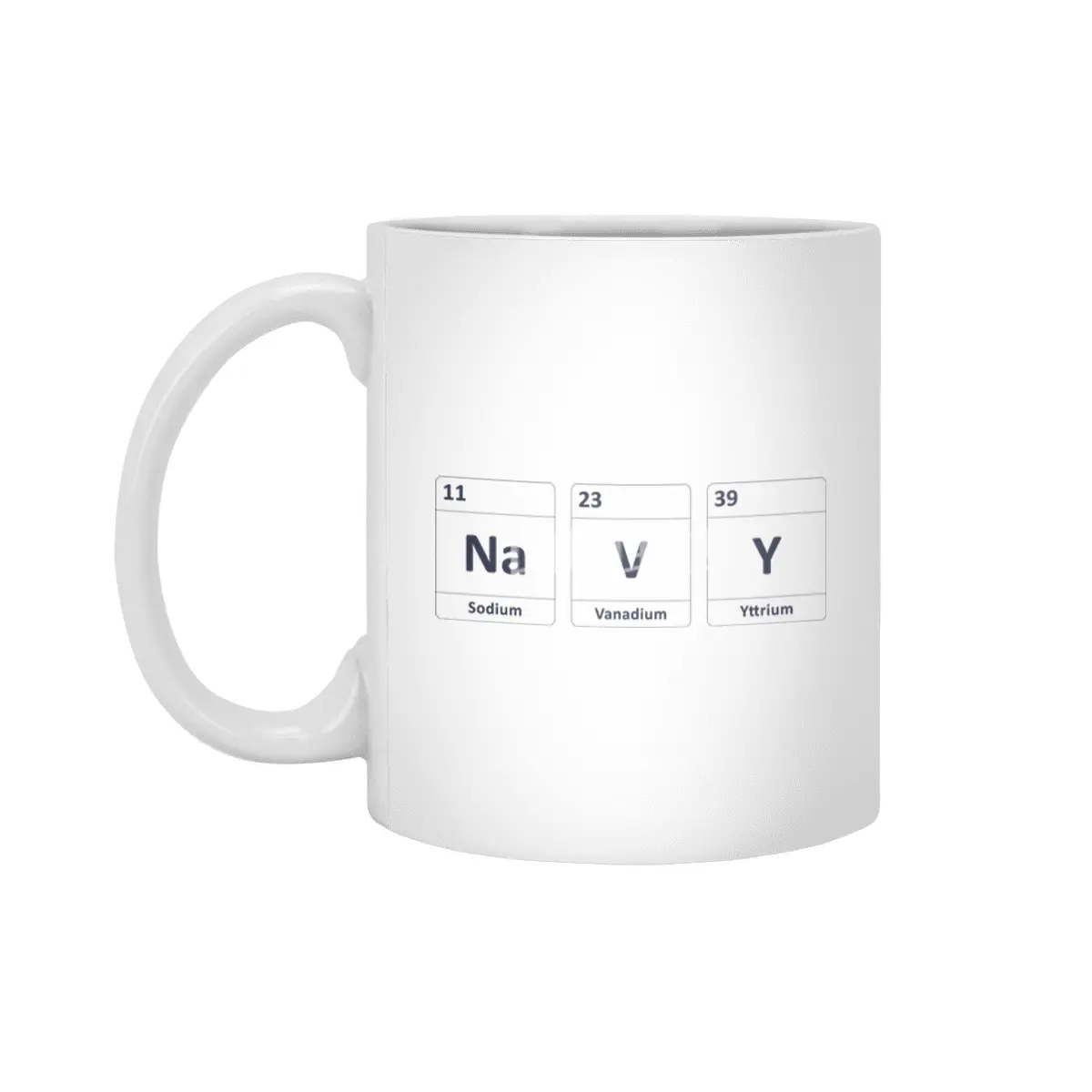 Navy Chemistry Beyaz Kupa