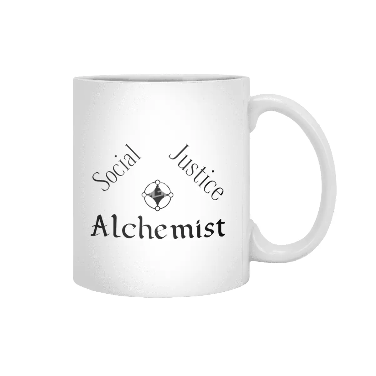 Social Justice Alchemist - Black Beyaz Kupa