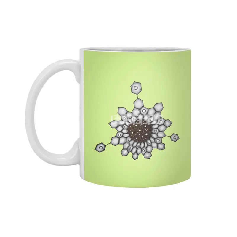Organic Chemistry Aromatic Structure Space Stars Beyaz Kupa