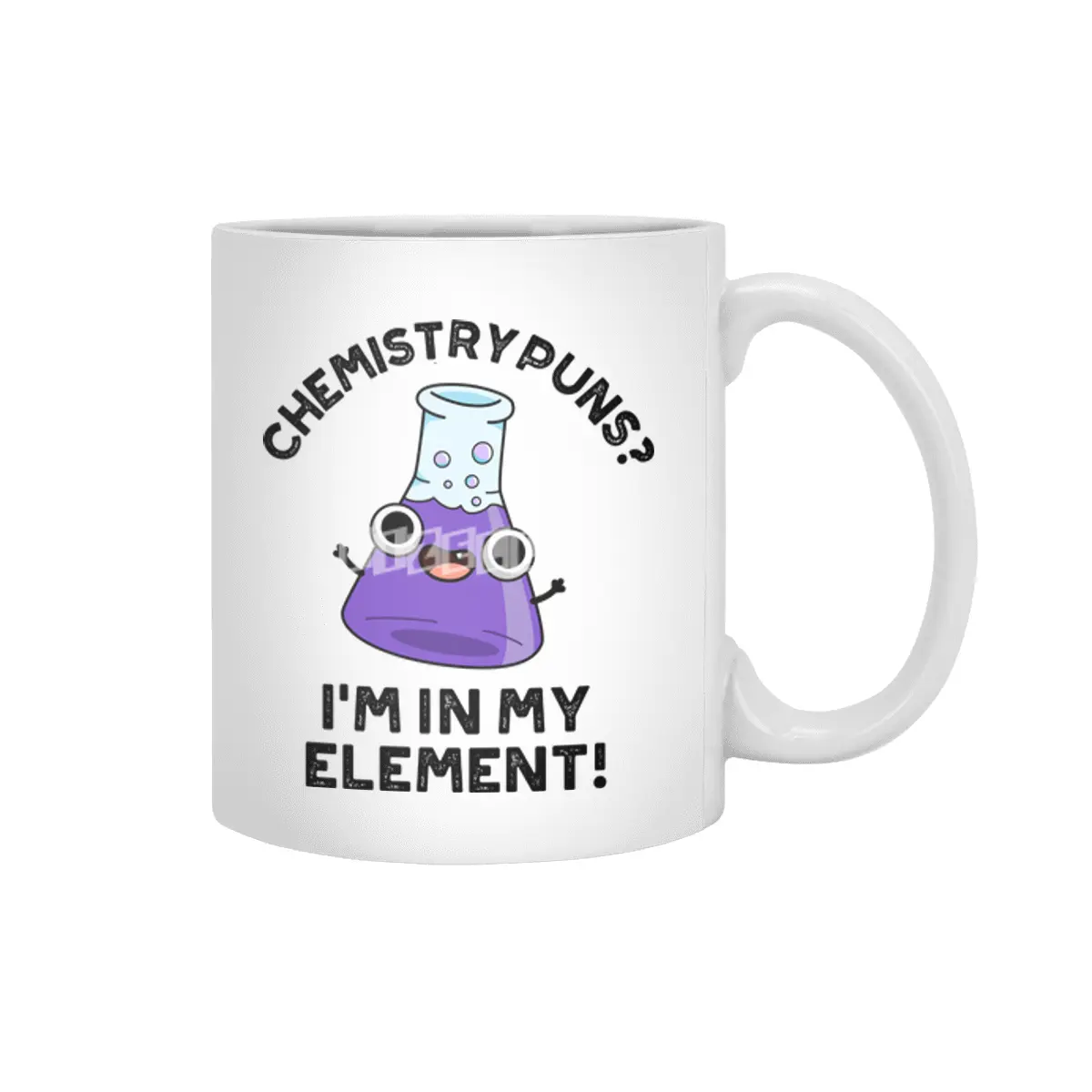 Chemistry Puns I'm In My Element Cute Chemical Pun Beyaz Kupa
