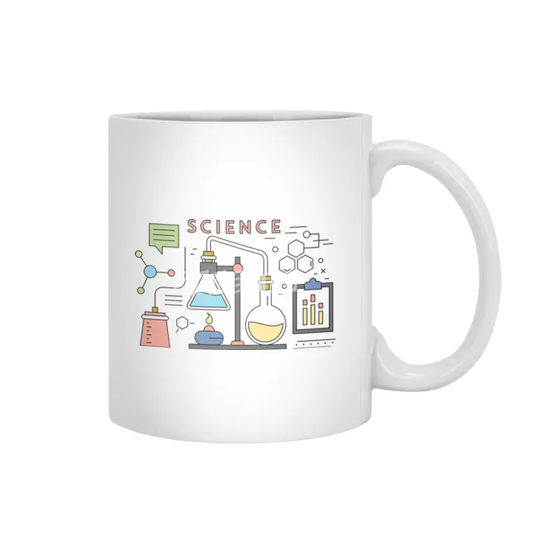 Science Chemistry Student Physics Shirt Beyaz Kupa