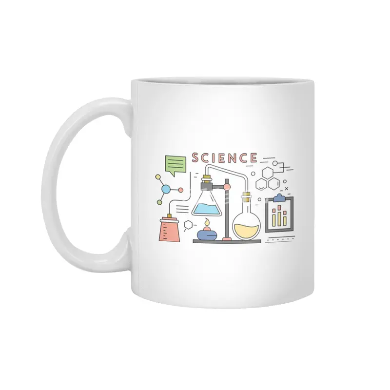 Science Chemistry Student Physics Shirt Beyaz Kupa