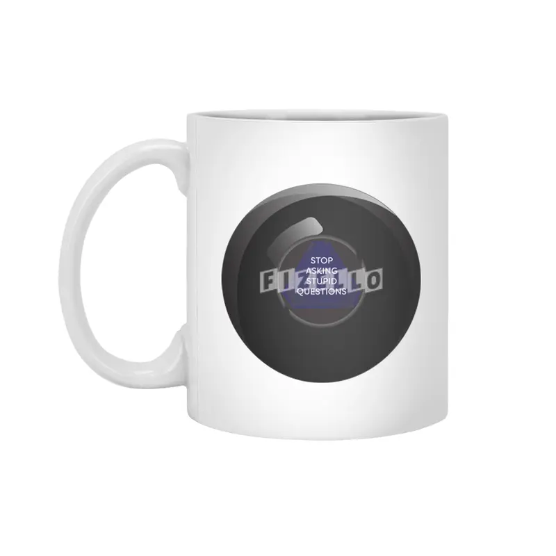 Sarcastic Magic 8 Ball Beyaz Kupa