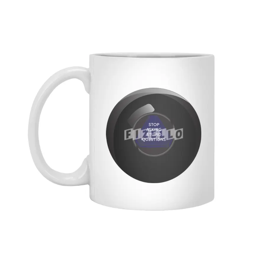 Sarcastic Magic 8 Ball Beyaz Kupa