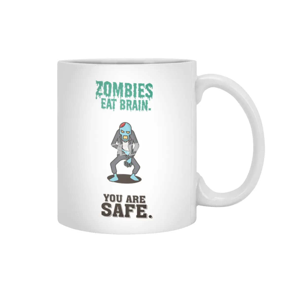 Sarcastic Zombies Quotes Funny Humor Beyaz Kupa
