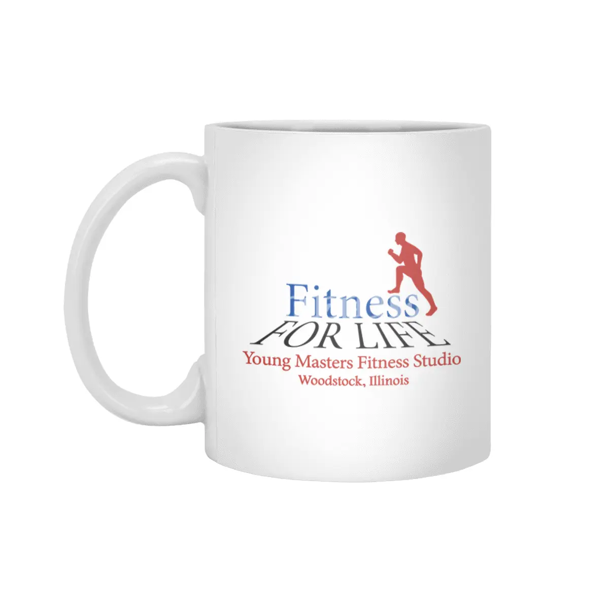 Fitness Logo for light colored Beyaz Kupa