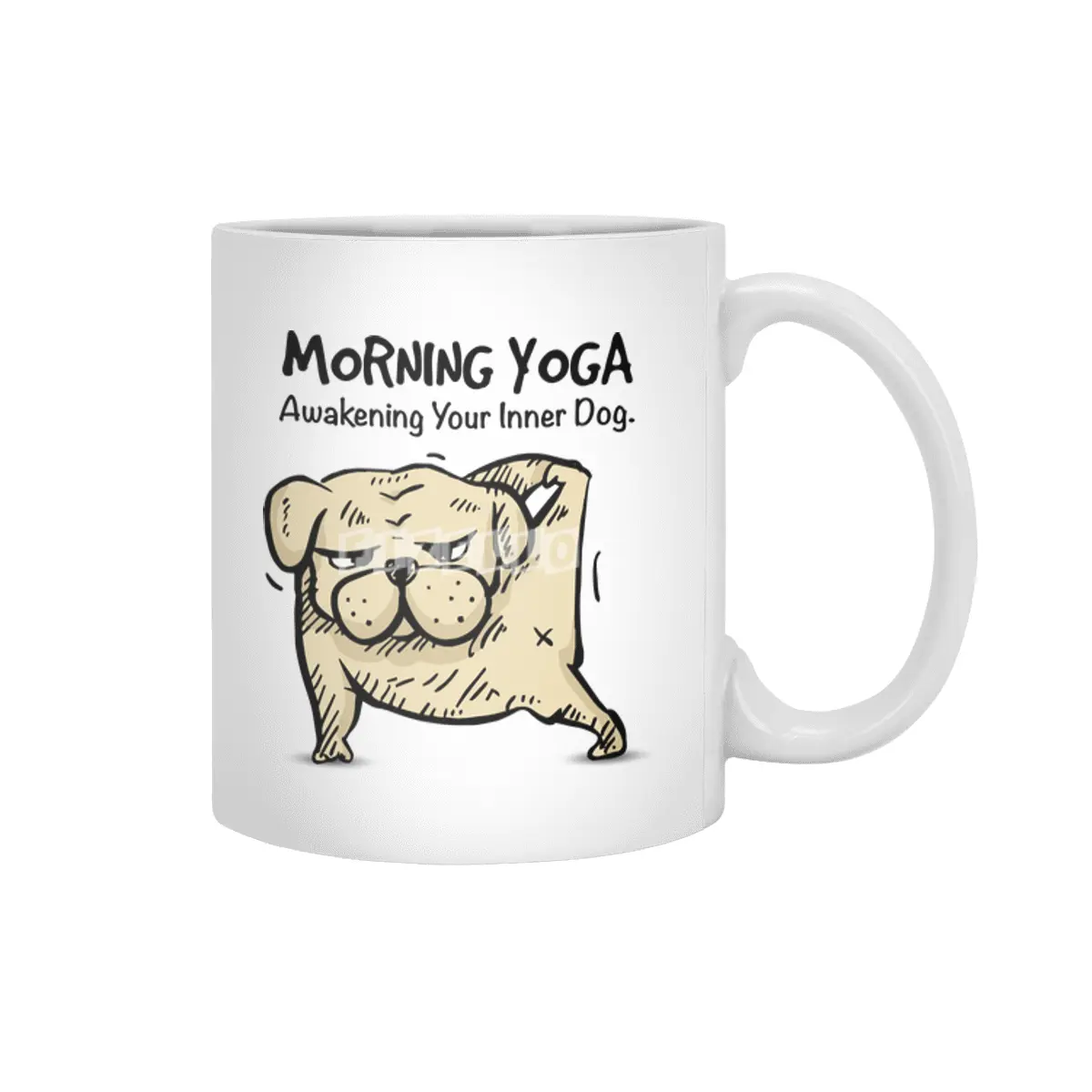 Morning Yoga Beyaz Kupa