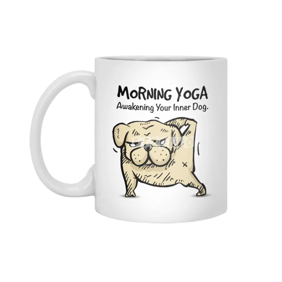 Morning Yoga Beyaz Kupa